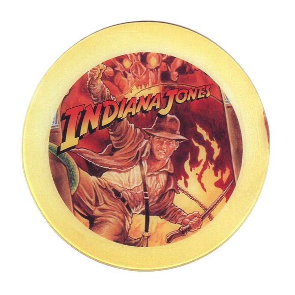 Indiana Jones Pinball Machine NOS Original Promo Plastic Harrison Ford - Picture 2 of 2
